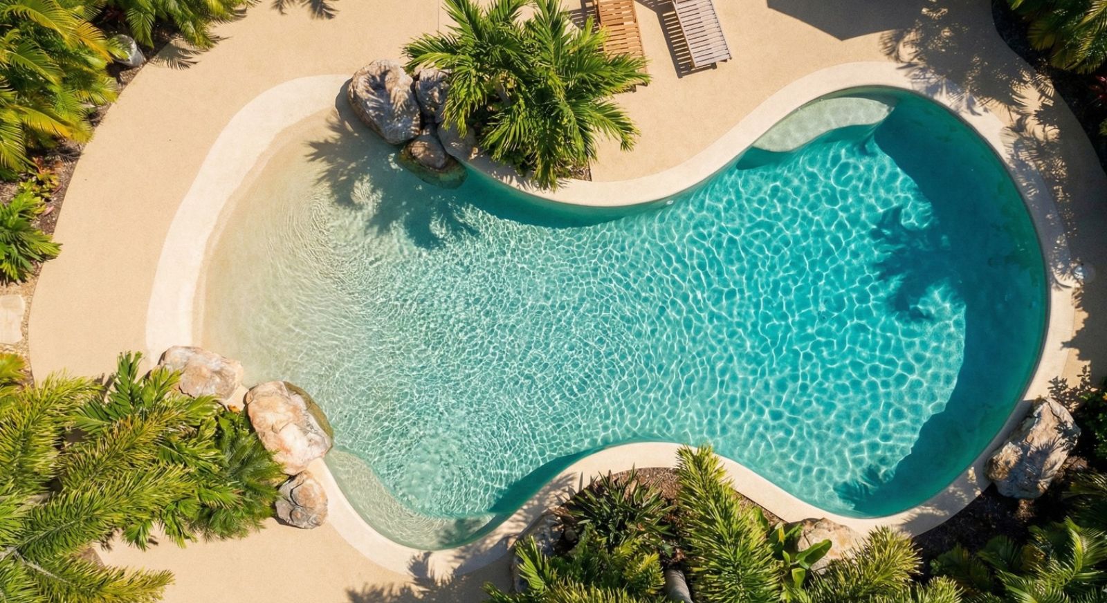 Piscina Natural estilo praia